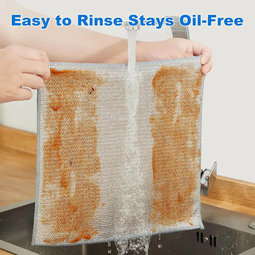 Multi-Purpose Dish Wire Rag (Pack of 10)- 🔥Flat 50% OFF