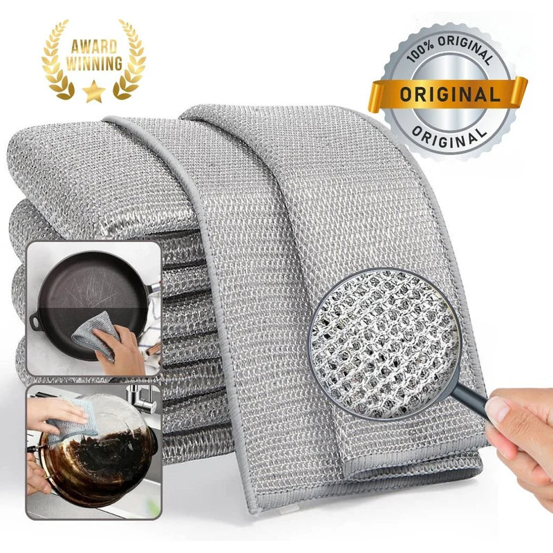 Multi-Purpose Dish Wire Rag (Pack of 10)- 🔥Flat 50% OFF